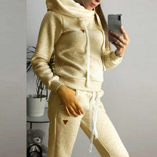 Load image into Gallery viewer, 2019 New Autumn Winter Women Tracksuit Female Two Piece Sets Long Sleeve Pullover Jackets And Pants  Warm Outfits Suit